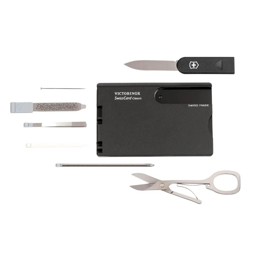 Victorinox 瑞士維氏///10用瑞士卡///透黑【二手/近全新】-細節圖2