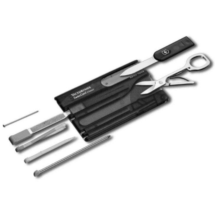 Victorinox 瑞士維氏///10用瑞士卡///透黑【二手/近全新】-細節圖5