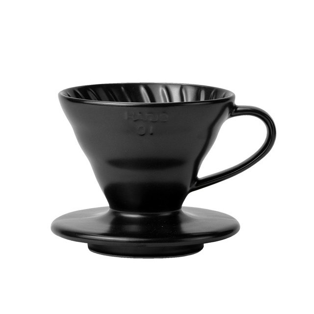 HARIO///V60///霧黑色///彩虹磁石濾杯///02號【二手/狀況良好】-細節圖3