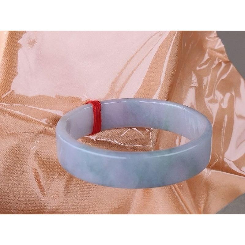 膠感起光粉紫飄蘋果綠春彩玉鐲 手鐲-內徑約53.6mm__A088019-湧翠坊天然老坑A貨緬甸翡翠手鐲-附證書-細節圖2