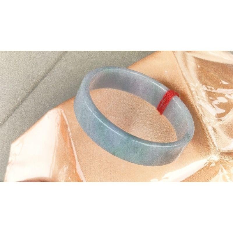 膠感起光粉紫飄蘋果綠春彩玉鐲 手鐲-內徑約53.6mm__A088019-湧翠坊天然老坑A貨緬甸翡翠手鐲-附證書-細節圖4