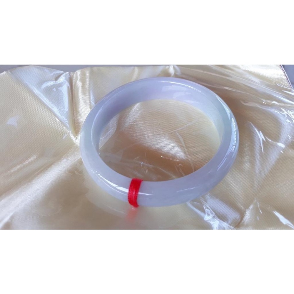 高水頭玉質細膩艷紫羅蘭帶陽綠春彩翡翠玉鐲手鐲-內徑約56.2mm-A099001-天然老坑A貨緬甸翡翠-附證書-細節圖3