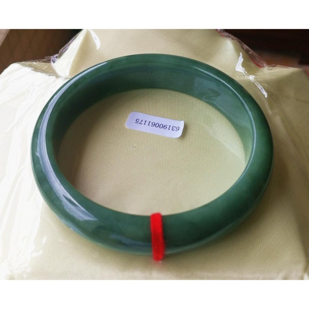 滿綠辣綠淺藍水玉鐲手鐲-內徑約58.5mm__A029003-湧翠坊天然老坑A貨 緬甸翡翠 -附證書-細節圖4