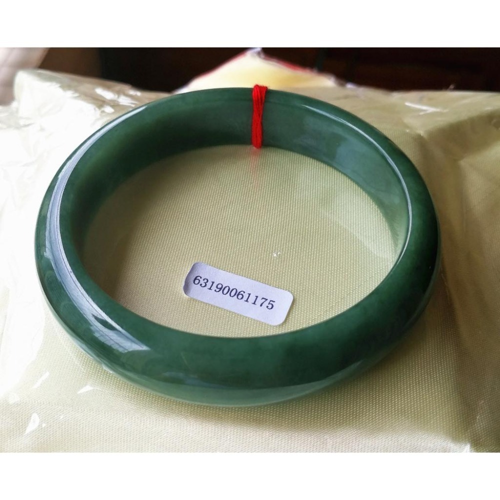 滿綠辣綠淺藍水玉鐲手鐲-內徑約58.5mm__A029003-湧翠坊天然老坑A貨 緬甸翡翠 -附證書-細節圖5