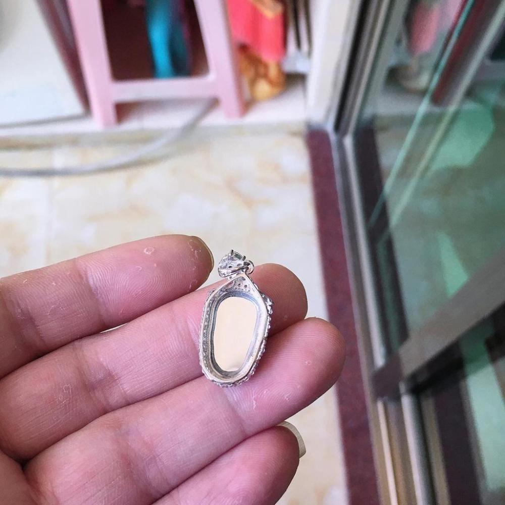 冰種起光滿綠正綠帝王綠葉子金枝玉葉翡翠項鍊玉墜吊墜，無色差-V013017-湧翠坊A貨天然老坑緬甸翡翠-附證書-細節圖6