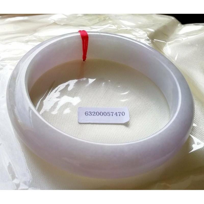 紫羅蘭秀氣翡翠 玉鐲 手鐲-內徑約55.6mm__A033008-湧翠坊天然老坑A貨緬甸翡翠手鐲-附證書-細節圖2