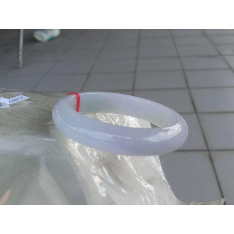 紫羅蘭秀氣翡翠 玉鐲 手鐲-內徑約55.6mm__A033008-湧翠坊天然老坑A貨緬甸翡翠手鐲-附證書-細節圖7