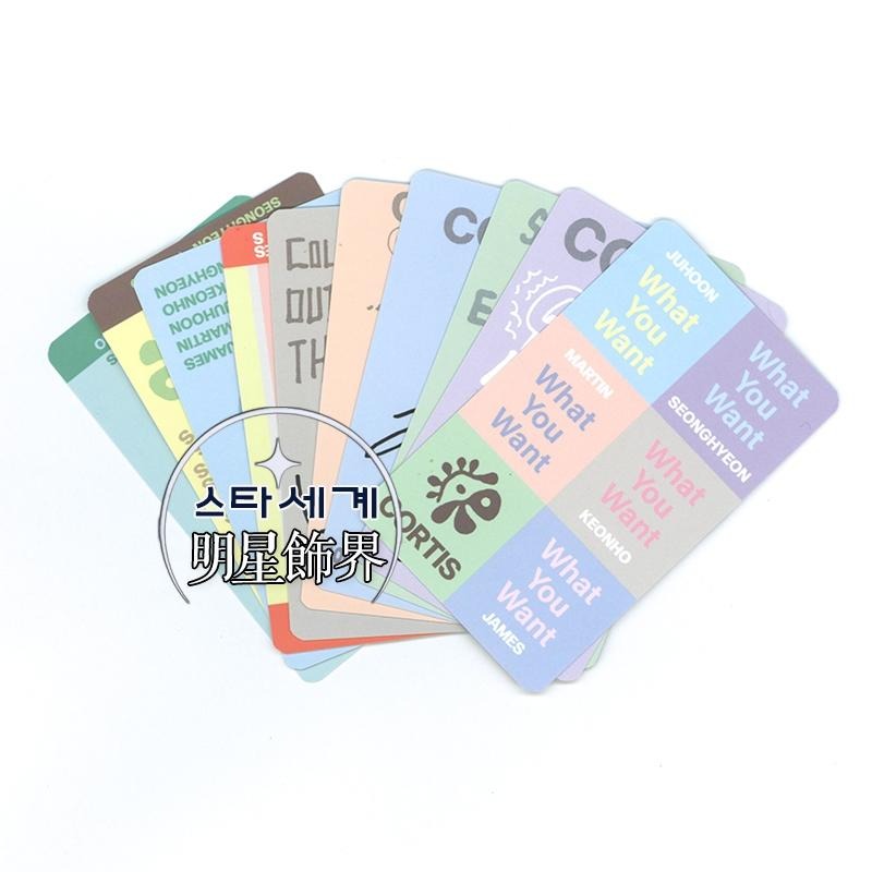 韓國代購 CORTIS  趙雨凡 安乾鎬 嚴成玹 金主訓 馬丁 小卡收納冊收集冊+10張雙面小卡-細節圖4
