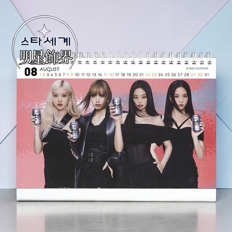 韓國代購 BLACKPINK 年曆 金智秀 朴彩英 Jennie Lisa 2026 ~ 2027 桌曆台曆-細節圖4