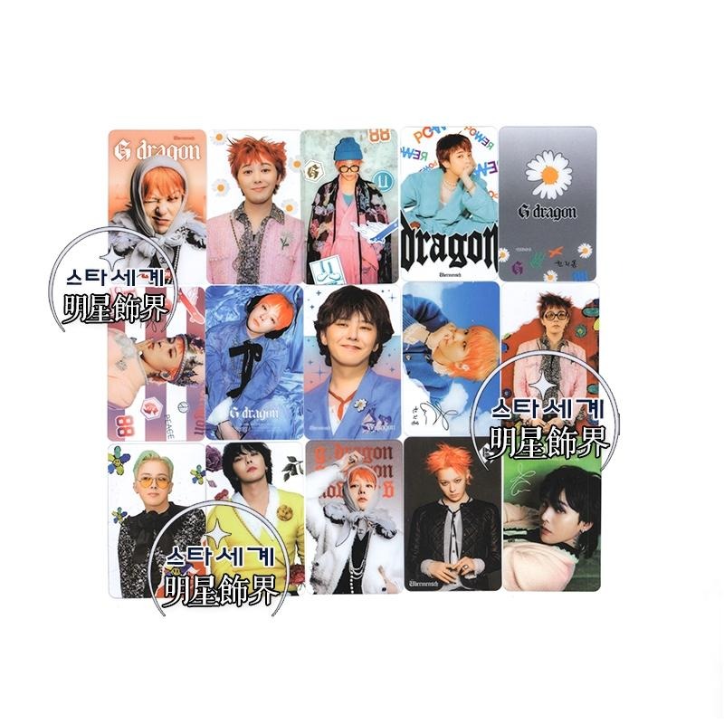 韓國代購 BIGBANG G-Dragon 權志龍 GD 25張透卡 透明PVC照片小卡應援卡 BIG BANG-細節圖3