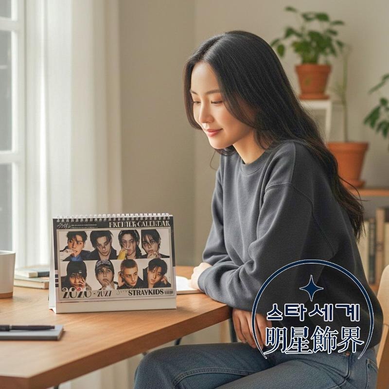 韓國桌曆 SKZ Stray Kids 2026~2027 年曆 鉉辰 Lee Know Felix HAN-細節圖4