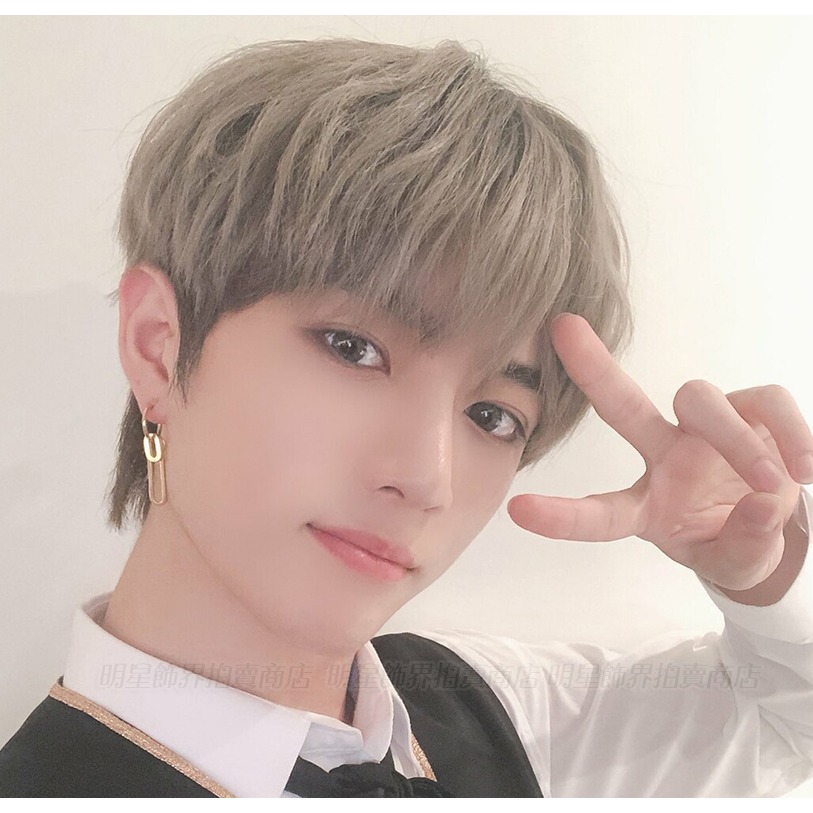 韓國代購ASMAMA正品 TOMORROW X TOGETHER TXT BEOMGYU 崔杋圭同款幾何組合耳環-細節圖2