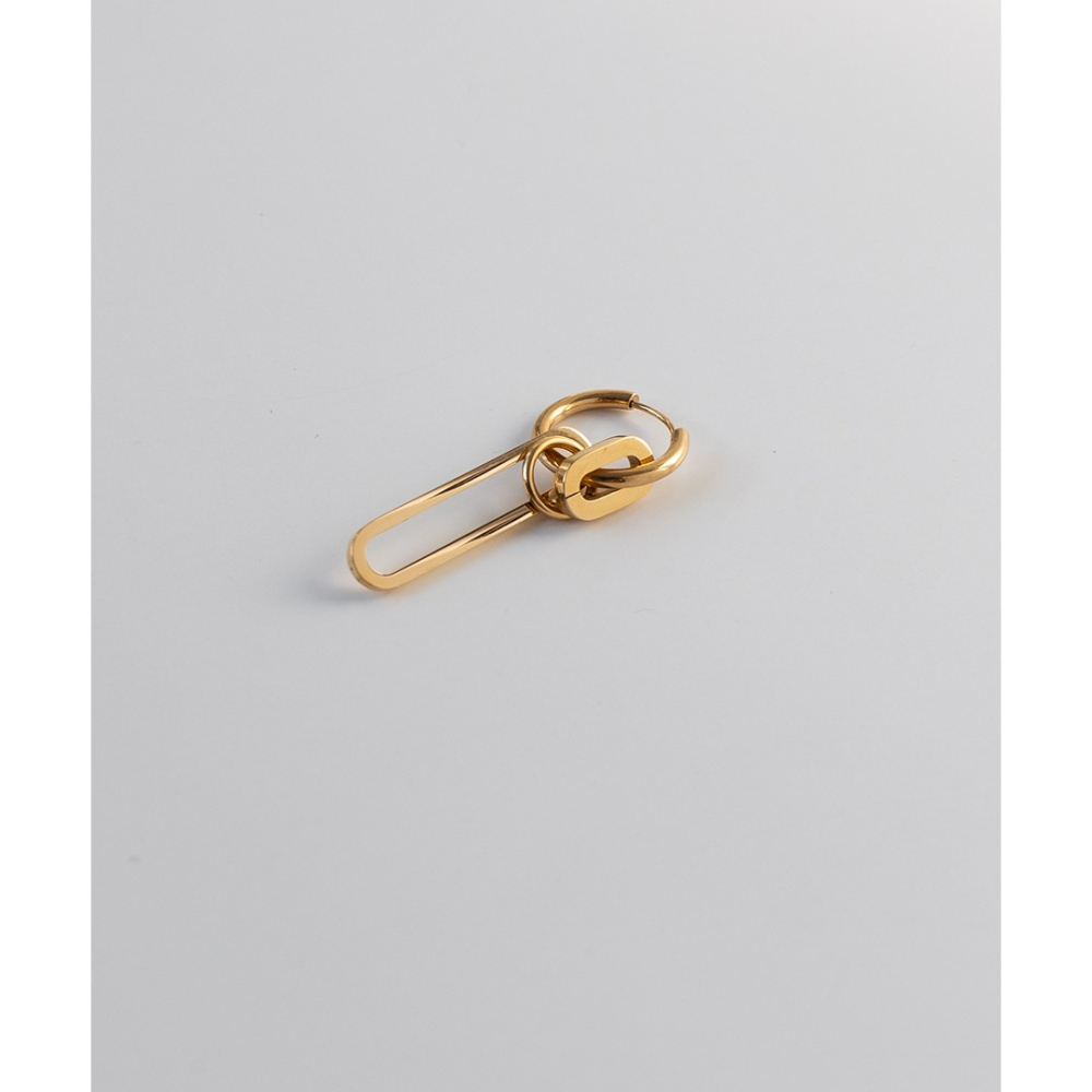 韓國代購ASMAMA正品 TOMORROW X TOGETHER TXT BEOMGYU 崔杋圭同款幾何組合耳環-細節圖7