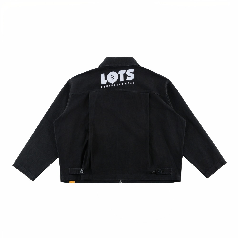 LOTSSUPPLYCO.復古工裝黑夾克-細節圖3
