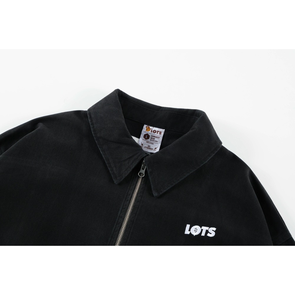 LOTSSUPPLYCO.復古工裝黑夾克-細節圖7