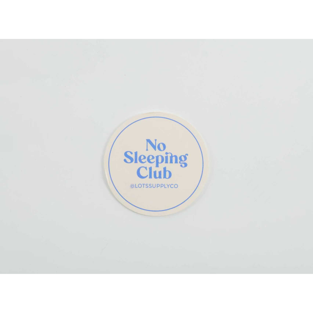 LOTSSUPPLYCO.No sleeping club 杯墊-細節圖4