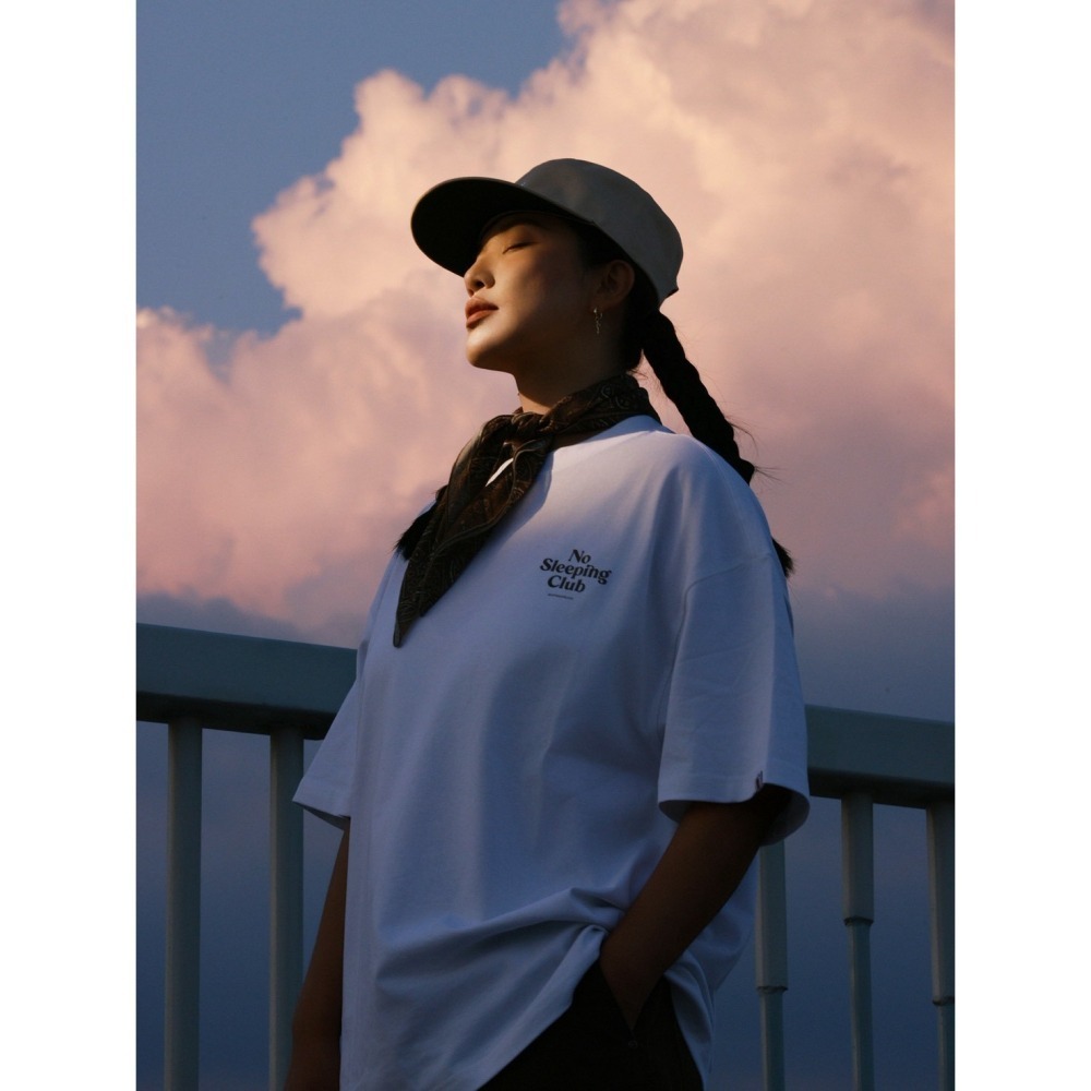 LOTSSUPPLYCO.No sleeping club(短袖,白)-細節圖5