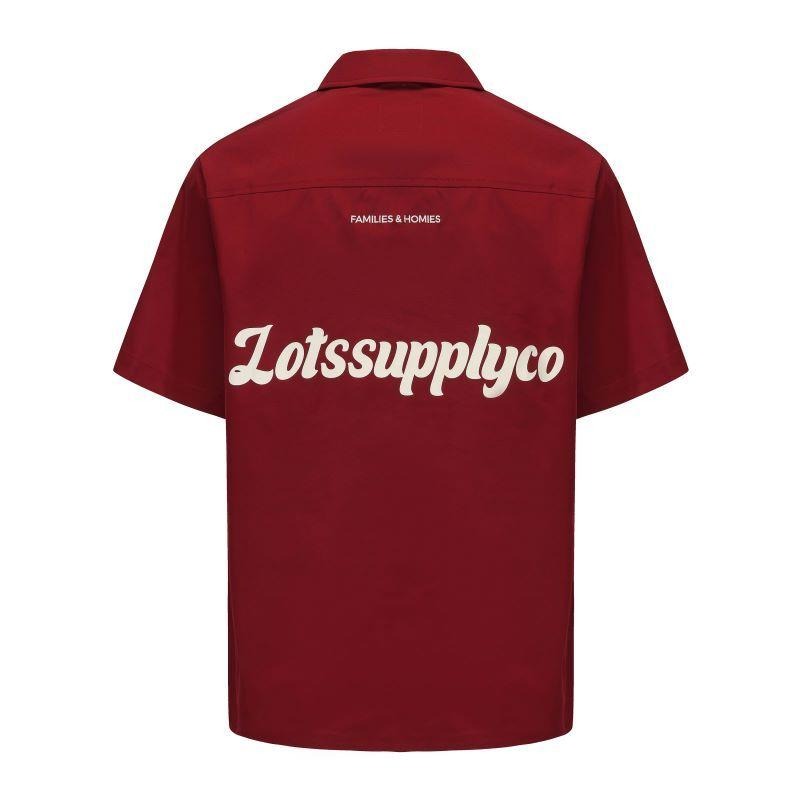 LOTSSUPPLYCO.賽車酒紅(上衣/褲子)-細節圖3