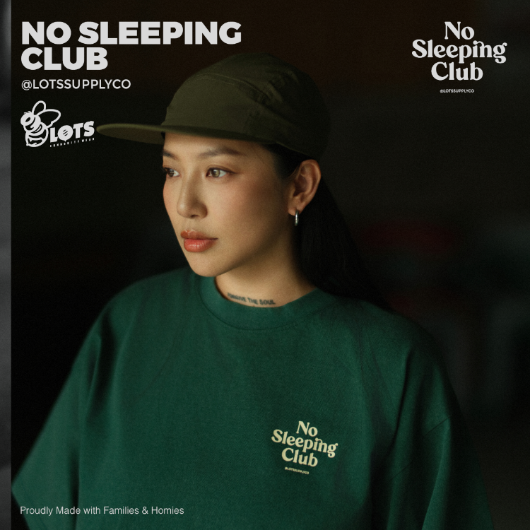 LOTSSUPPLYCO.No sleeping club(短袖,綠)-細節圖2
