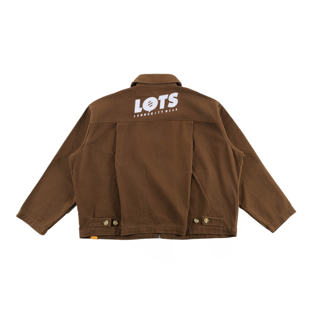 LOTSSUPPLYCO.復古工裝咖啡夾克-細節圖3