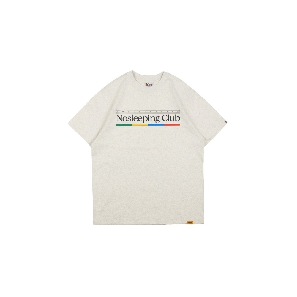 LOTSSUPPLYCO.No sleeping club(短袖,燕麥色)-細節圖7