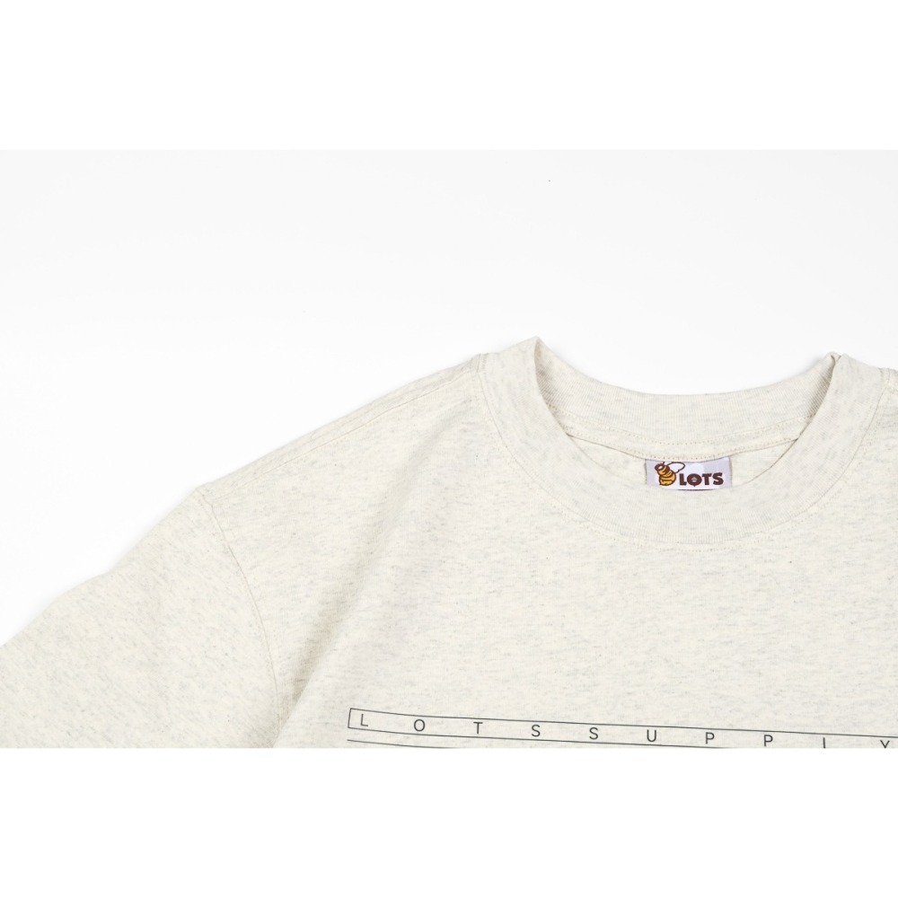 LOTSSUPPLYCO.No sleeping club(短袖,燕麥色)-細節圖11