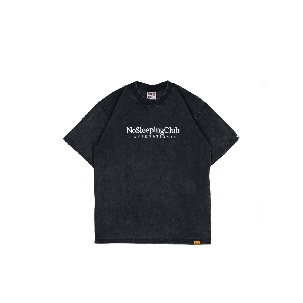 LOTSSUPPLYCO.No sleeping club(短袖,水洗黑)-細節圖6