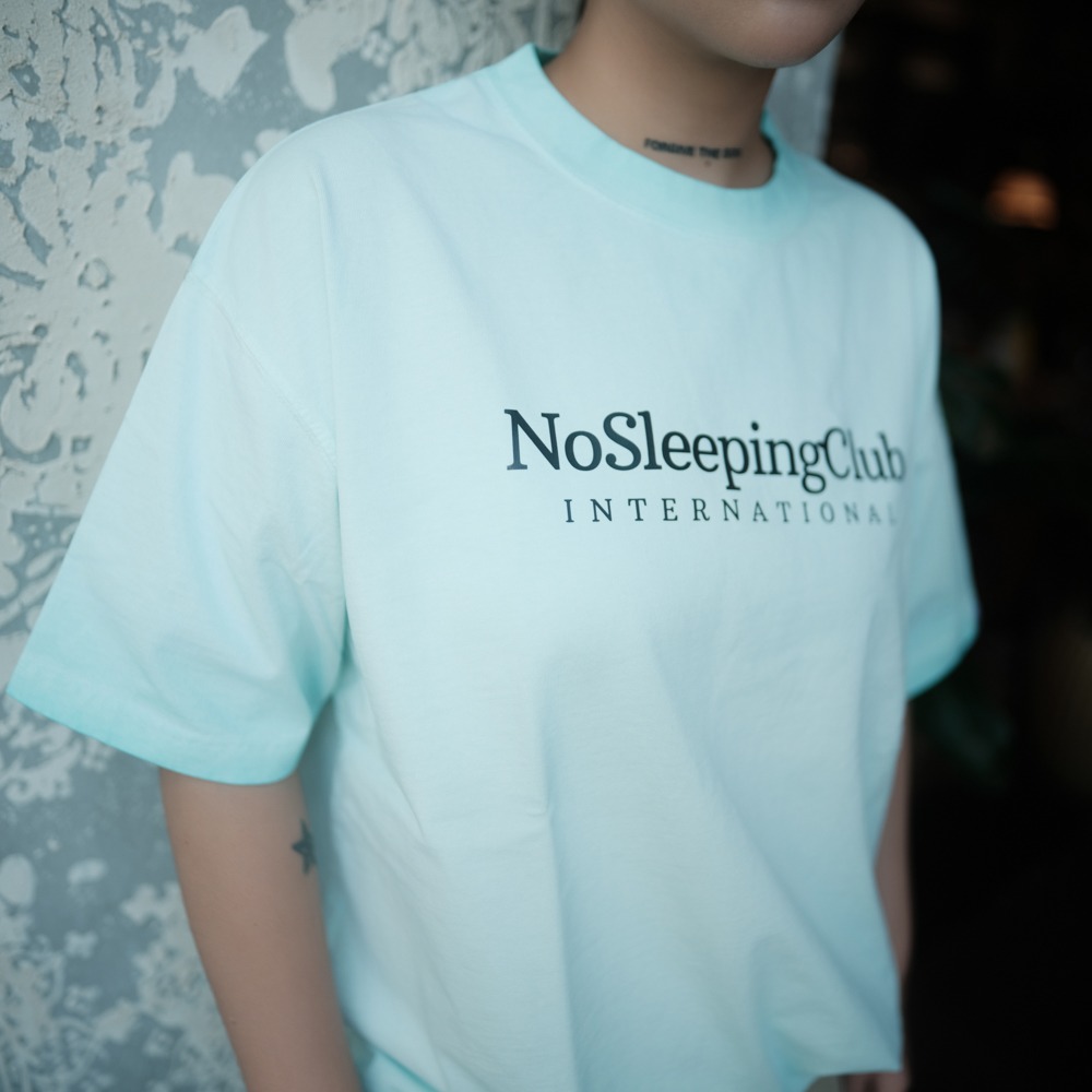 LOTSSUPPLYCO.No sleeping club(短袖,水洗藍)-細節圖2