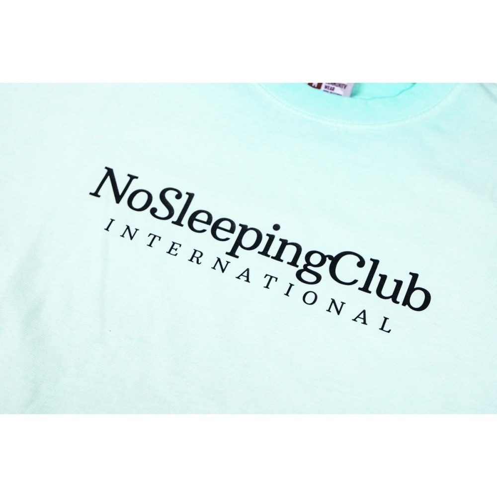 LOTSSUPPLYCO.No sleeping club(短袖,水洗藍)-細節圖10