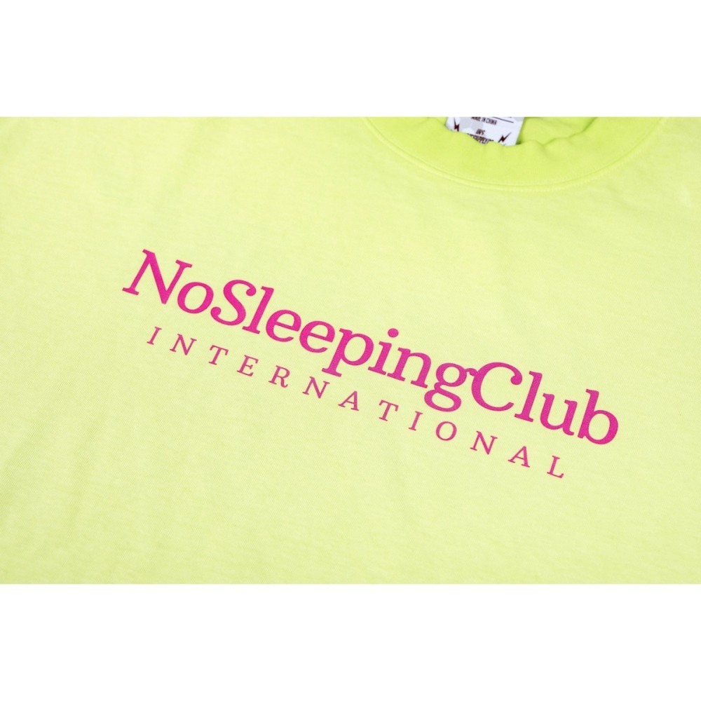 LOTSSUPPLYCO.No sleeping club(短袖,水洗綠)-細節圖9