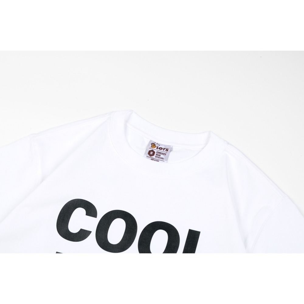 LOTSSUPPLYCO. COOL KIDS NEVER SLEEP(短袖,白色)-細節圖8