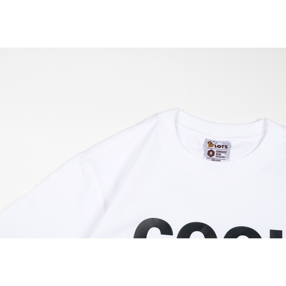 LOTSSUPPLYCO. COOL KIDS NEVER SLEEP(短袖,白色)-細節圖9