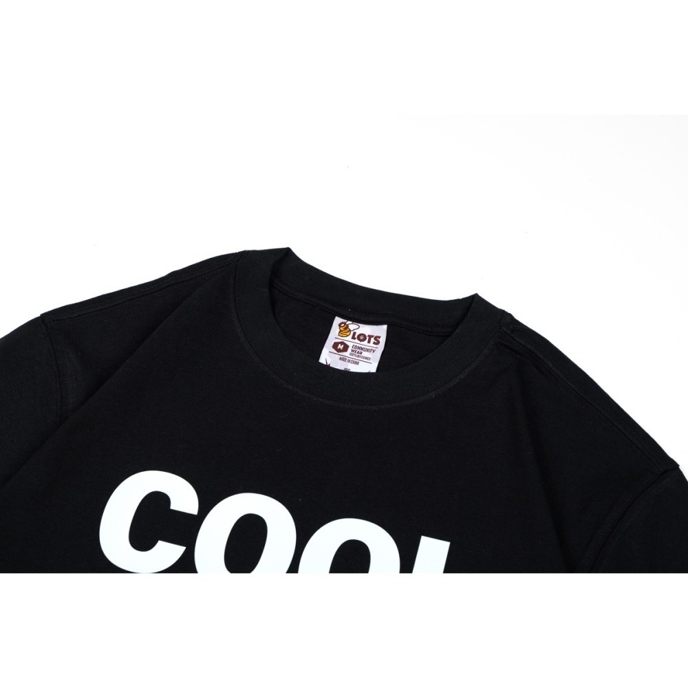 LOTSSUPPLYCO. COOL KIDS NEVER SLEEP(短袖,黑色)-細節圖6