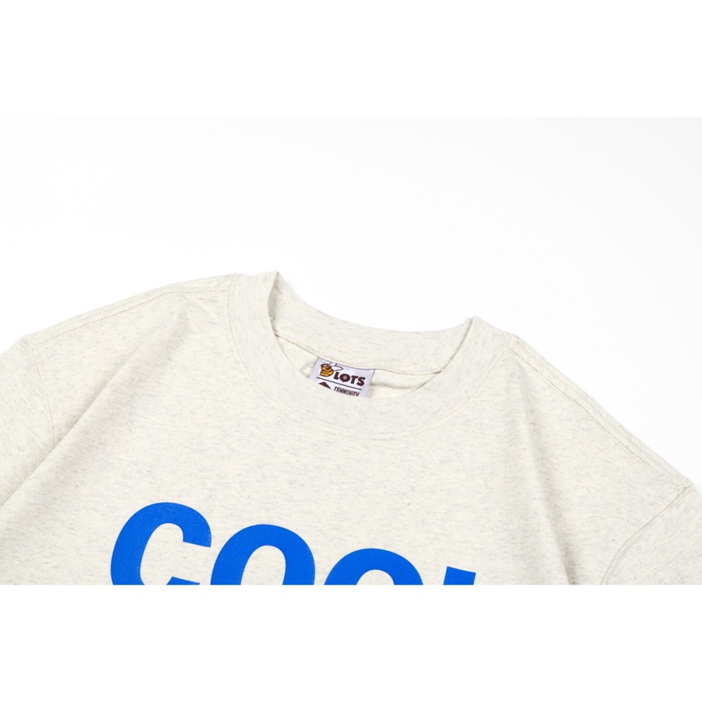 LOTSSUPPLYCO. COOL KIDS NEVER SLEEP(短袖,燕麥色)-細節圖6