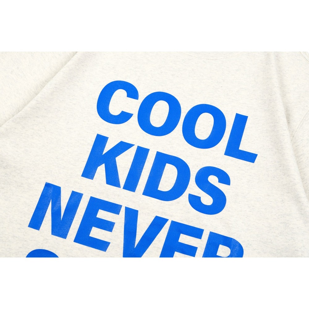 LOTSSUPPLYCO. COOL KIDS NEVER SLEEP(短袖,燕麥色)-細節圖7