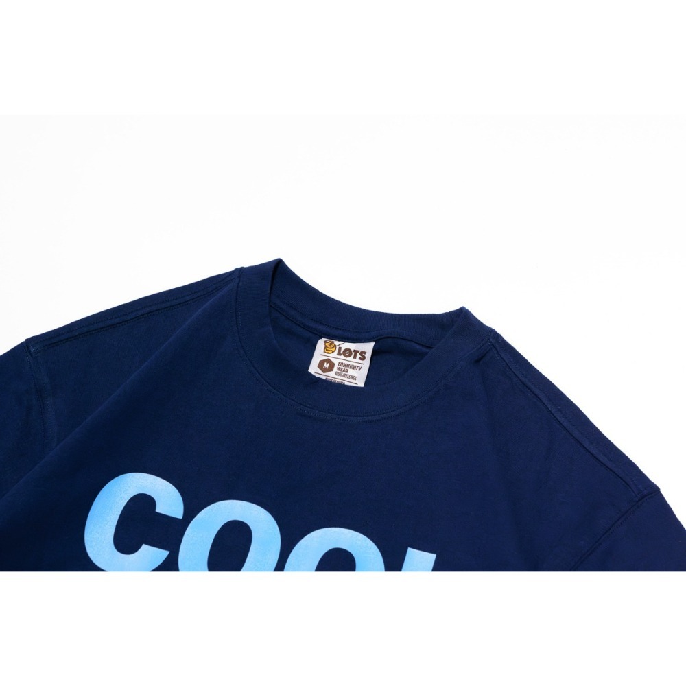 LOTSSUPPLYCO. COOL KIDS NEVER SLEEP(短袖,深藍)-細節圖8