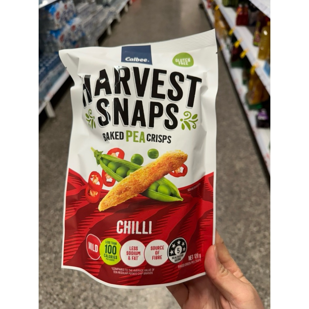 超人氣🇦🇺澳洲代購HARVEST SNAPS零食 豌豆酥系列｜原味/芥末/辣味/起司/醋酸-規格圖5