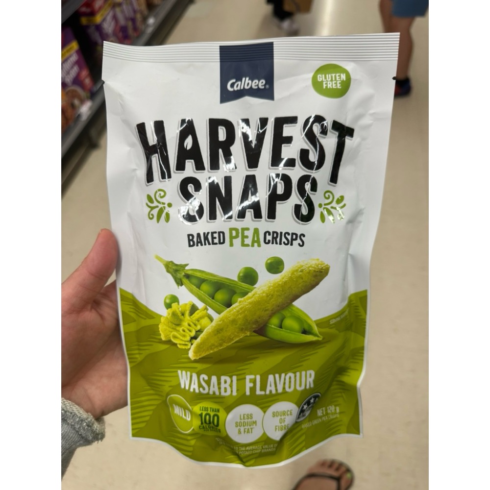 超人氣🇦🇺澳洲代購HARVEST SNAPS零食 豌豆酥系列｜原味/芥末/辣味/起司/醋酸-規格圖5