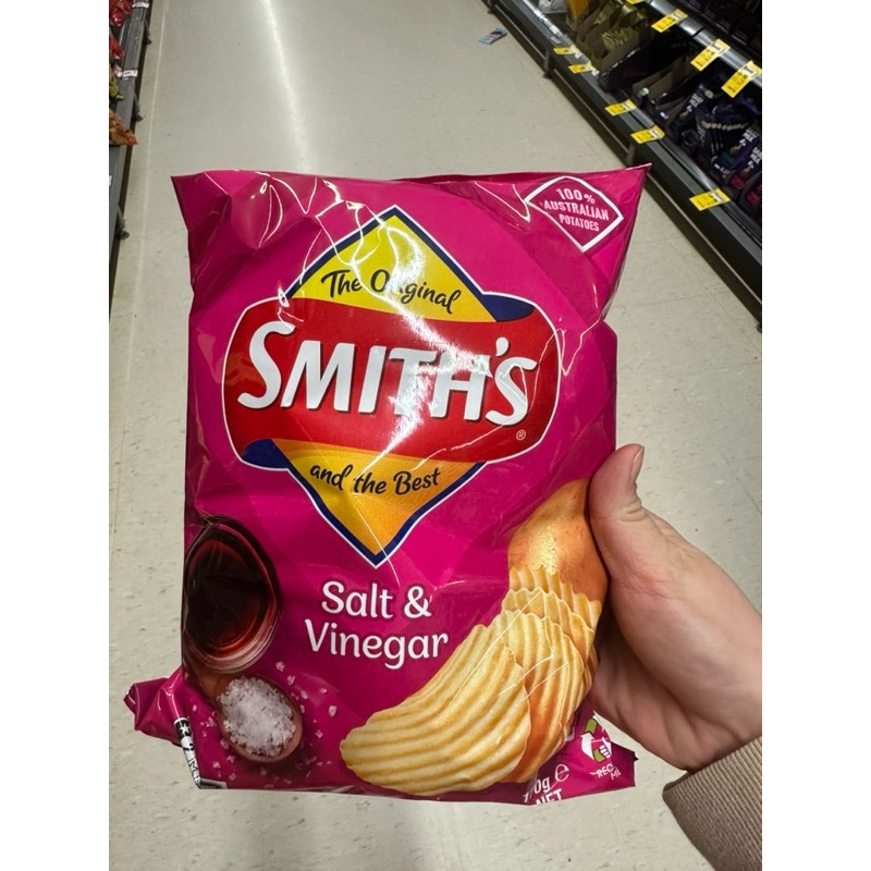 🇦🇺 澳洲限定 Smith’s Salt & Vinegar 洋芋片｜酸爽開胃經典口味/派對分享包/-規格圖3