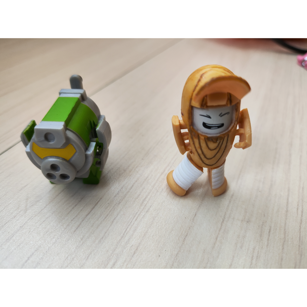 可愛 迷你變形機器人 兩隻合售100-細節圖2