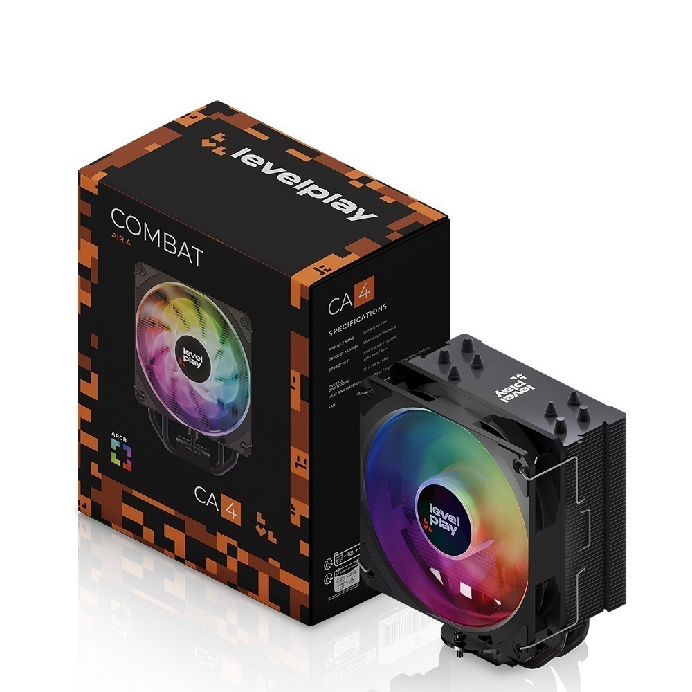 Levelplay 鋭玩 Combat AIR CA4 ARGB CPU散熱器-細節圖5