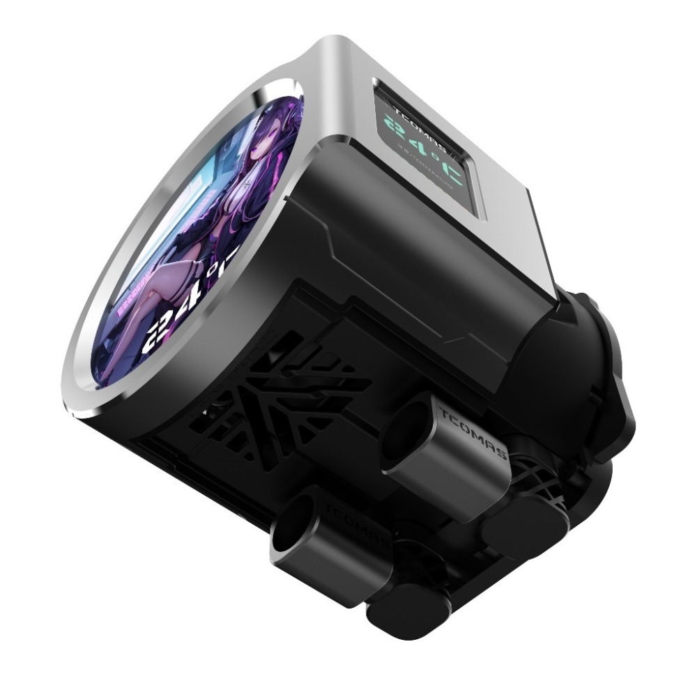TCOMAS 鈦鉭 LX800 PRO 360 磁吸雙螢幕 ARGB 水冷散熱器-細節圖6