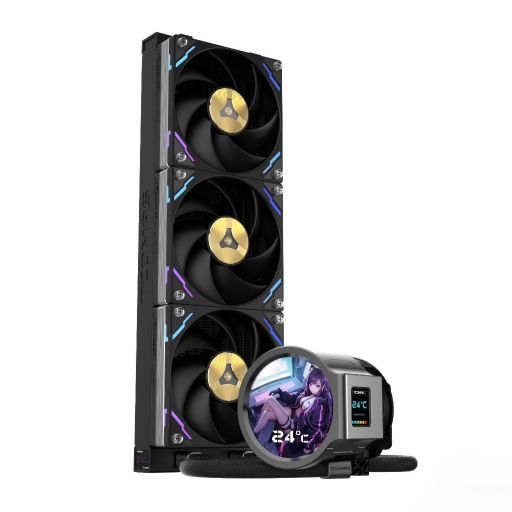TCOMAS 鈦鉭 LX800 PRO 360 磁吸雙螢幕 ARGB 水冷散熱器 (送鈦鉭FC700 PRO風扇一組)-規格圖9