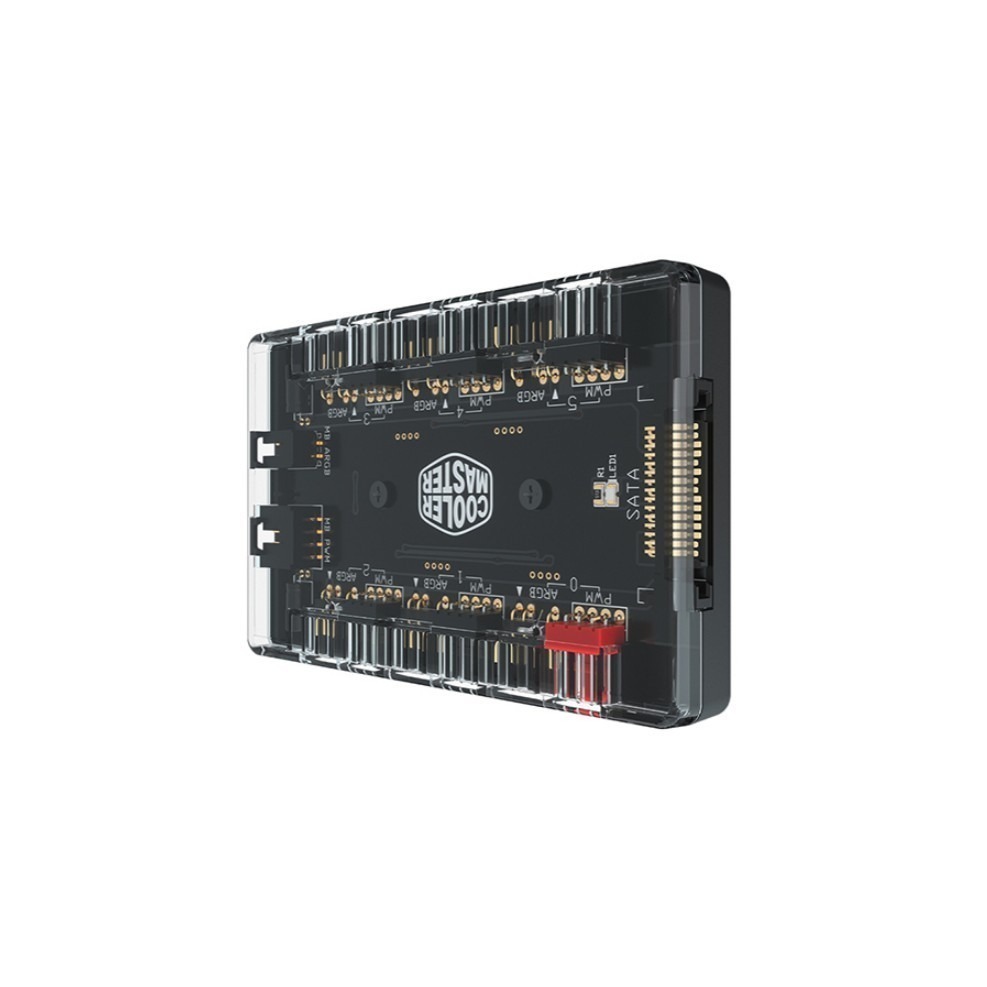 Cooler Master 酷碼 MasterFan ARGB & PWM HUB 1分6 Port 集線器-細節圖3