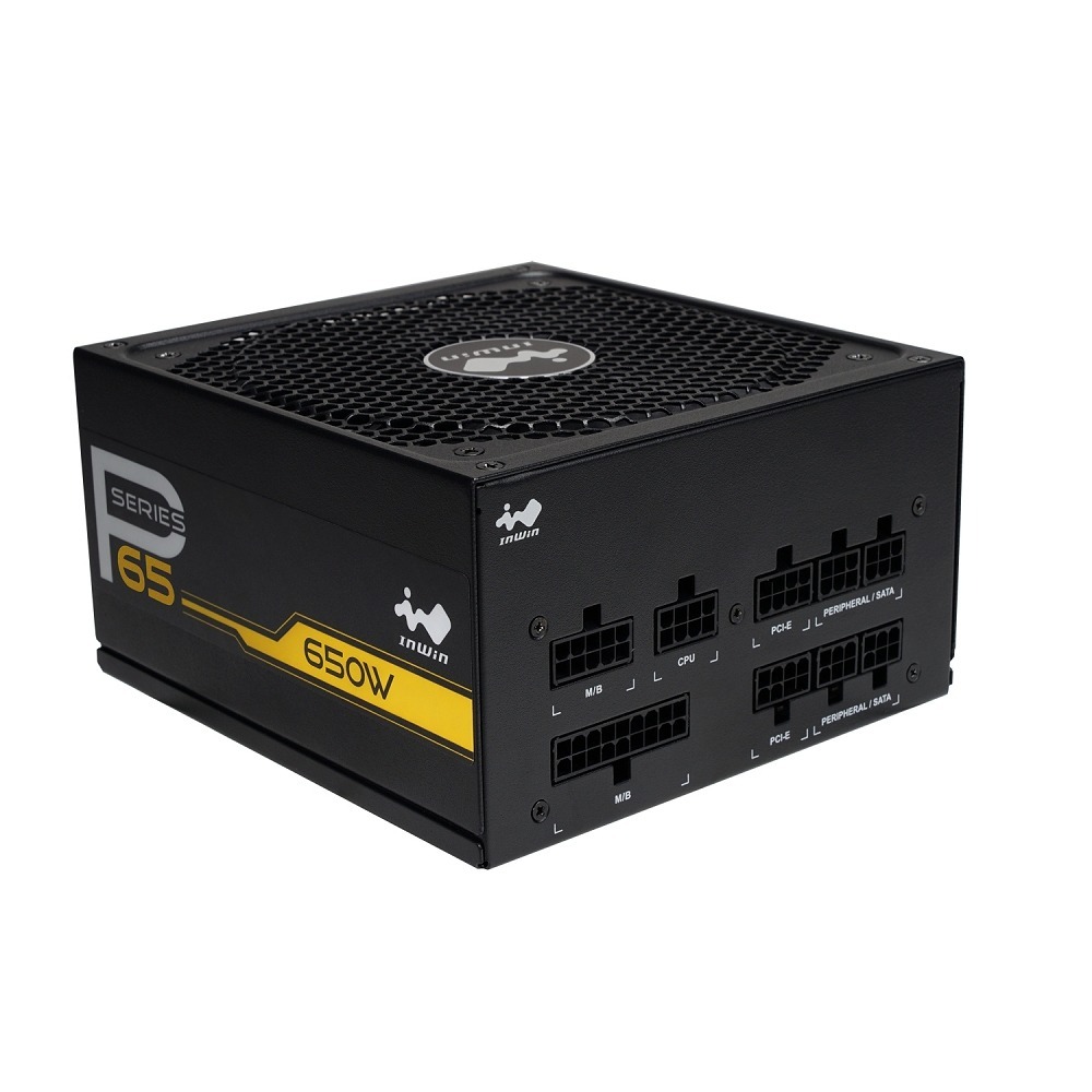 InWin 迎廣 P65 金牌 650W 全模組 電源供應器-細節圖2
