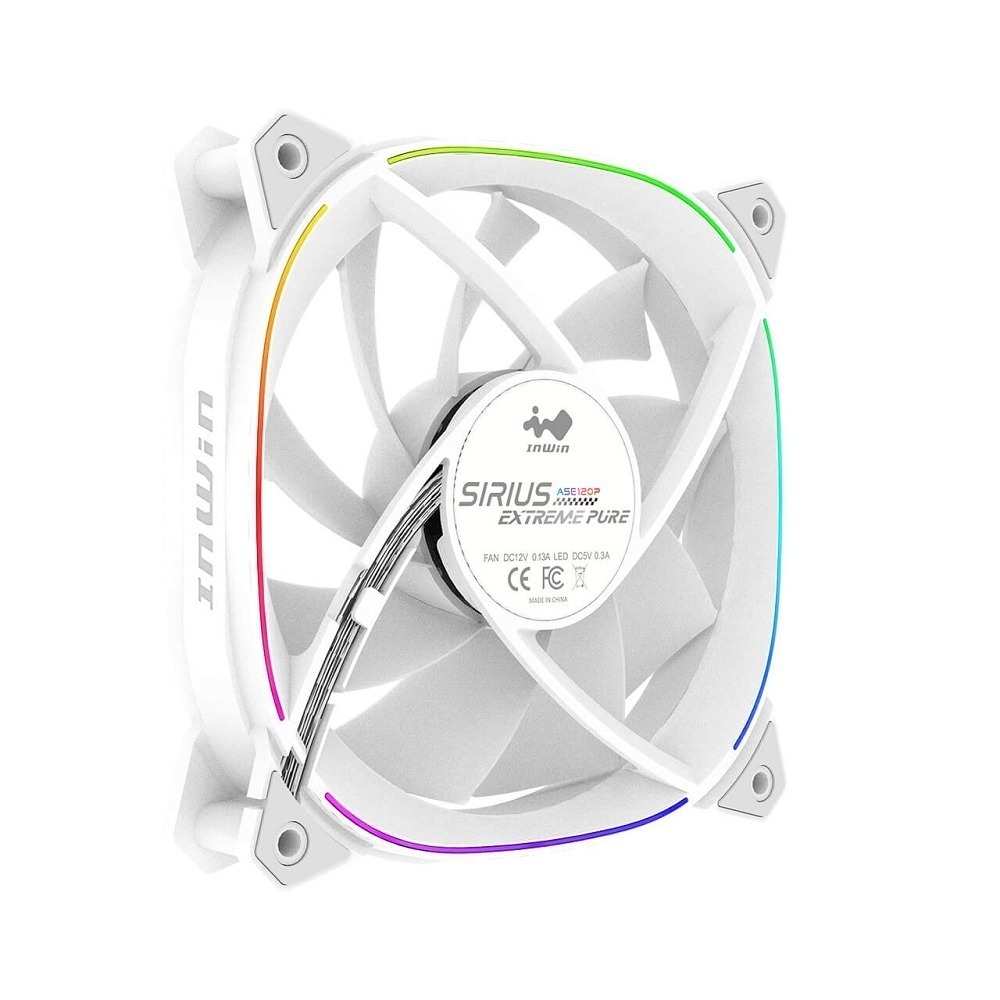 InWin 迎廣 ASE120P ARGB 風扇 白色-細節圖4