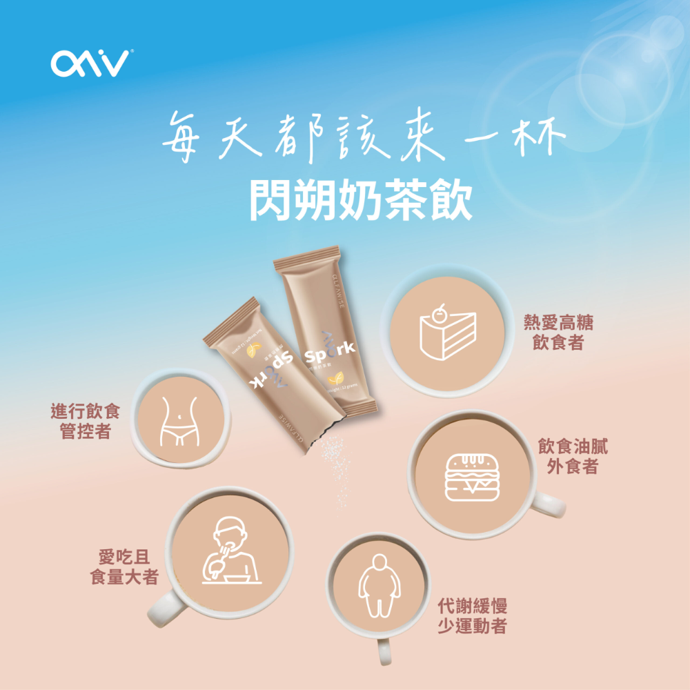 ✅公司現貨✅ 愛樂唯《閃朔奶茶飲 Spαrk》(10包/盒)(12克)-細節圖2
