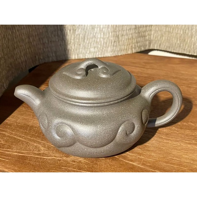 天青泥~仿古如意壺, 大容量: 350cc-細節圖2