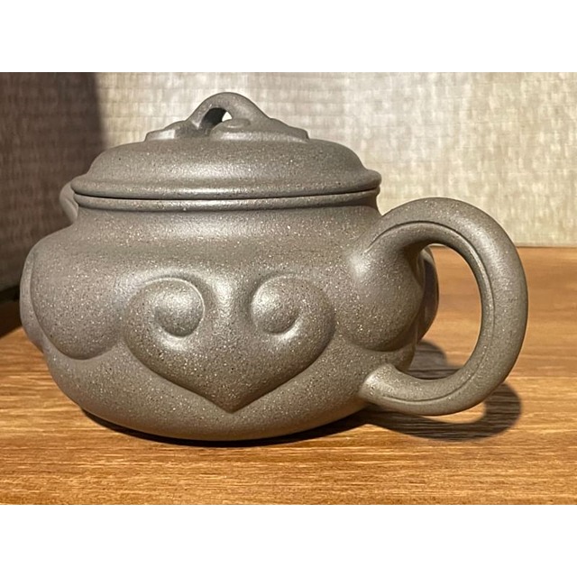 天青泥~仿古如意壺, 大容量: 350cc-細節圖3