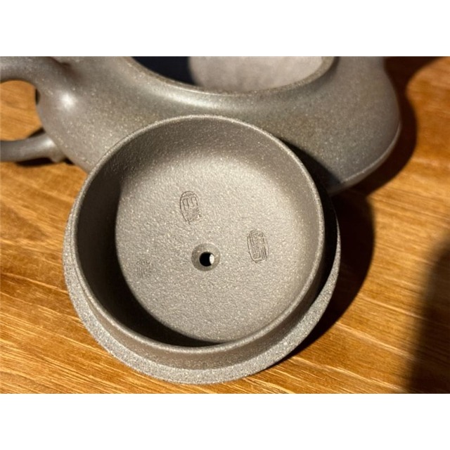 天青泥~線圓壺-細節圖3